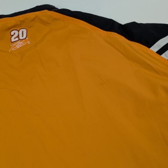Vintage Tony Stewart #20 Home Depot Nascar Orange Windbreaker Jacket Size 3XL - Picture 6 of 8
